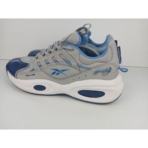 Reebok Solution  Blue Gray White Allen Iverson Basketball Sneakers Men's Sz 9.5